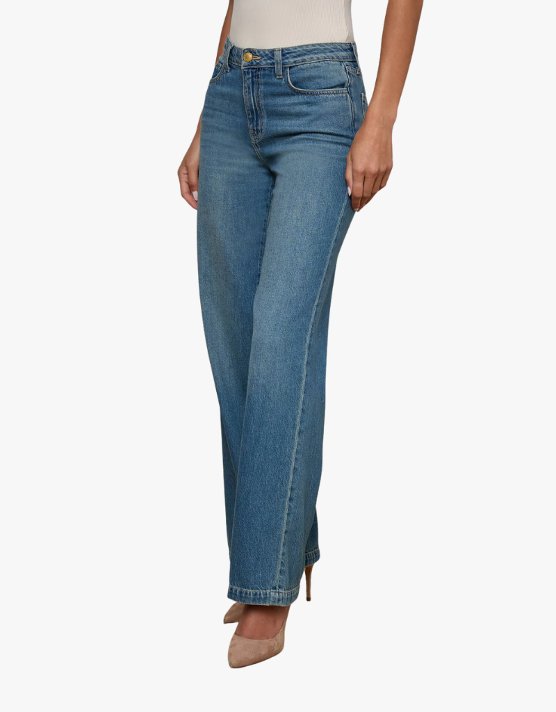 L'agence Scottie High Rise Wide Leg Jean in Fargo
