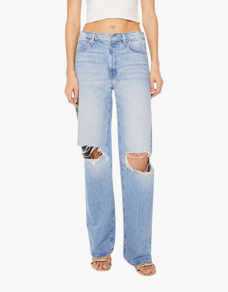 Mother The Dodger Sneak Jeans in Floral Frenzy