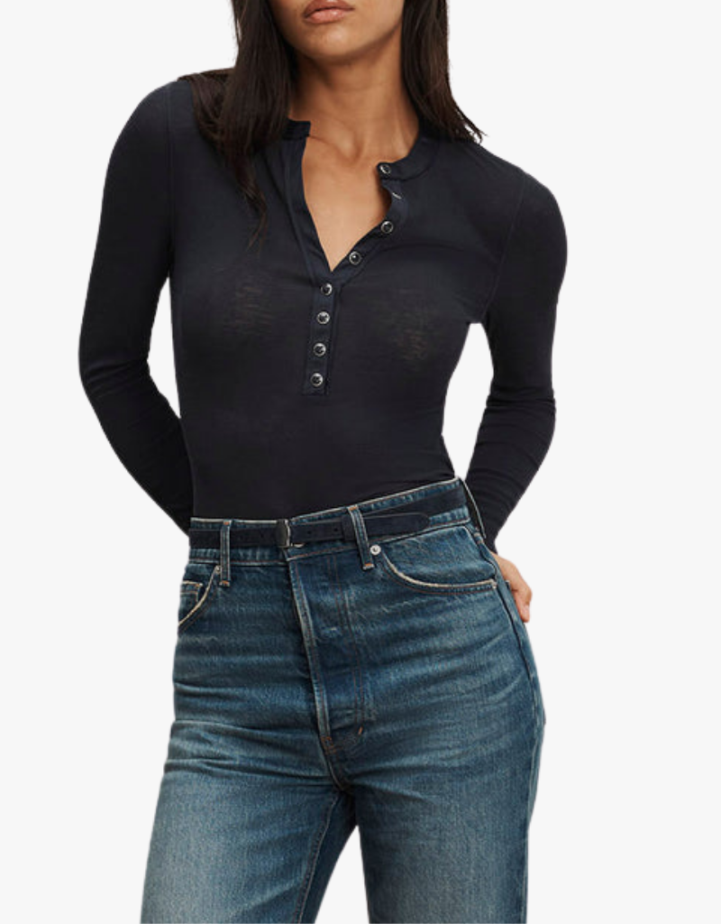 Veronica Beard Drexler Top in Navy