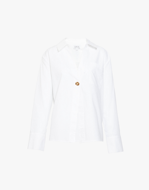 Tanya Taylor Taytum Top in Optic White