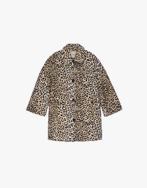 The Great The Car Coat in Vintage Leopard