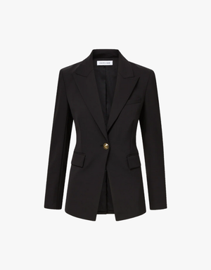 Veronica Beard Naira Scuba Dickey Jacket in Black