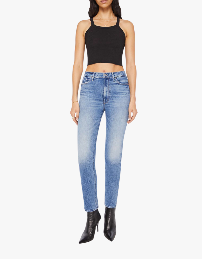 Mother The Dazzler Flood Jeans in Trucks Are For Girls