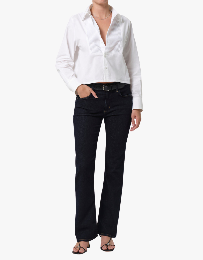 Citizens of Humanity Genova Low Rise Boot Jeans in Sennett
