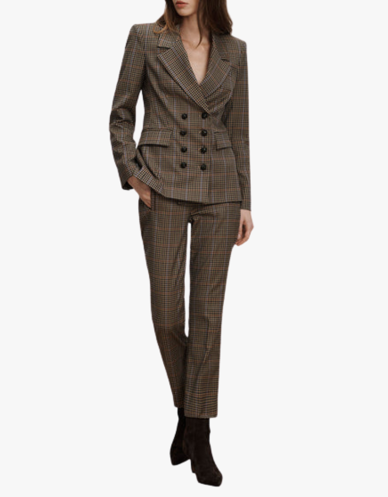 Veronica Beard Arte Pant in Russet Multi