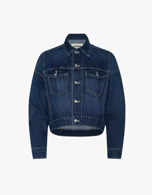 L'agence Vianney Hi-Low Crop Jacket in Rampart