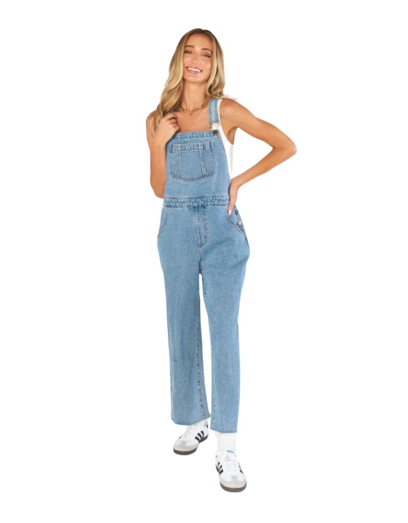 Show Me Your Mumu Marfa Overalls in Vintage Blue