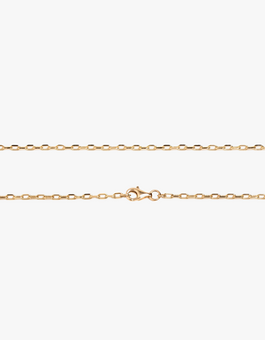 Bridget King Long Link 19" Chain in Yellow Gold