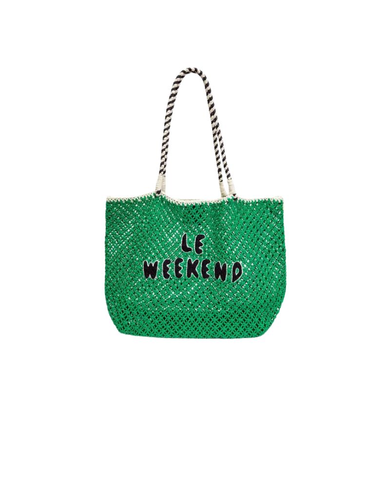 Clare V. Lete Tote in Green Le Weekend
