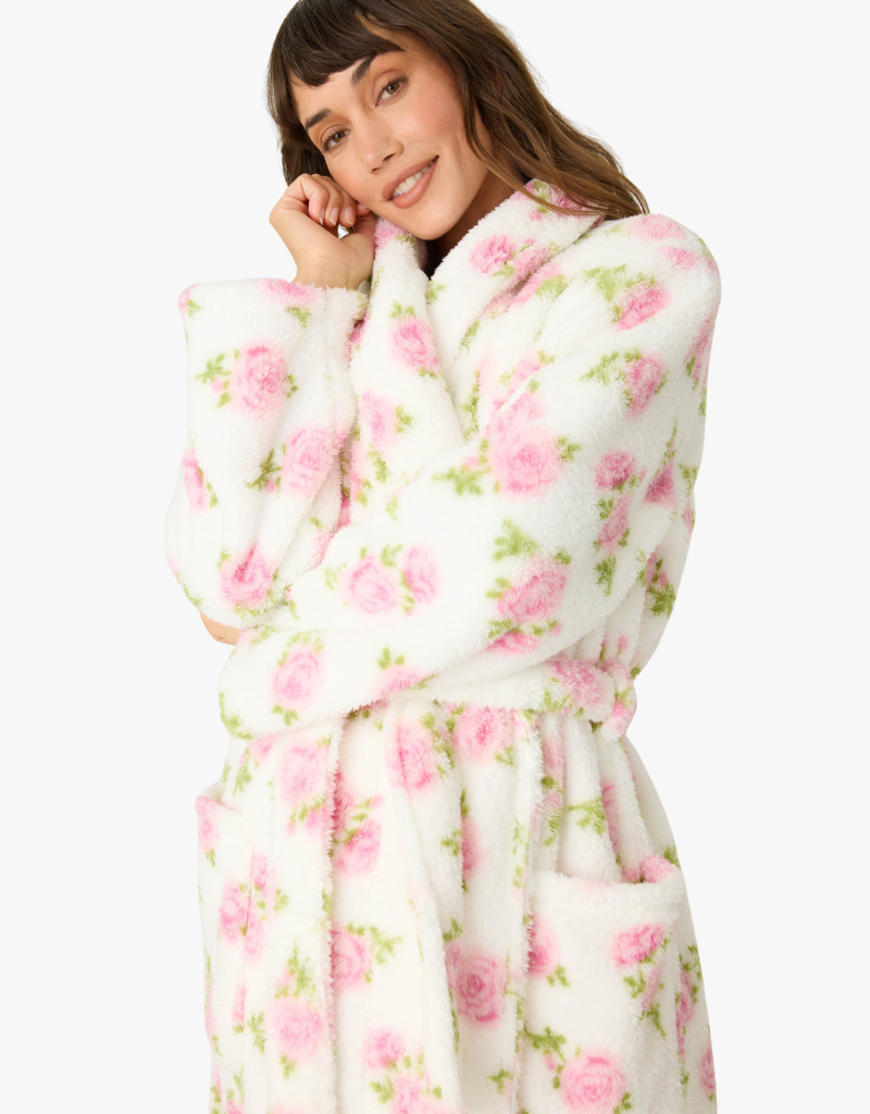 PJ Salvage Lets Get Cozy Robe in Ivory
