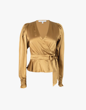 Secret Mission Hailey Top in Gold