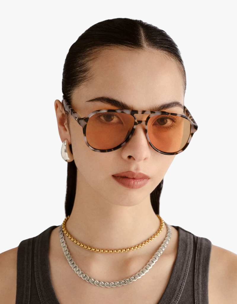 Le Specs Tragic Magic Sunglasses in Cookie Tort