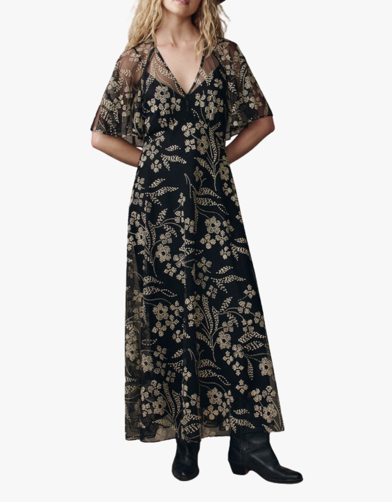 The Great The Festival Dress in Brocade Floral