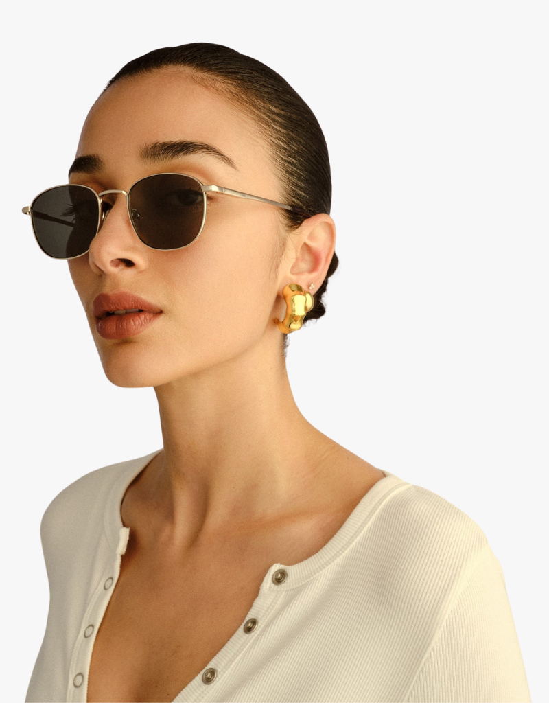 Le Specs Neptune Deux Sunglasses in Gold