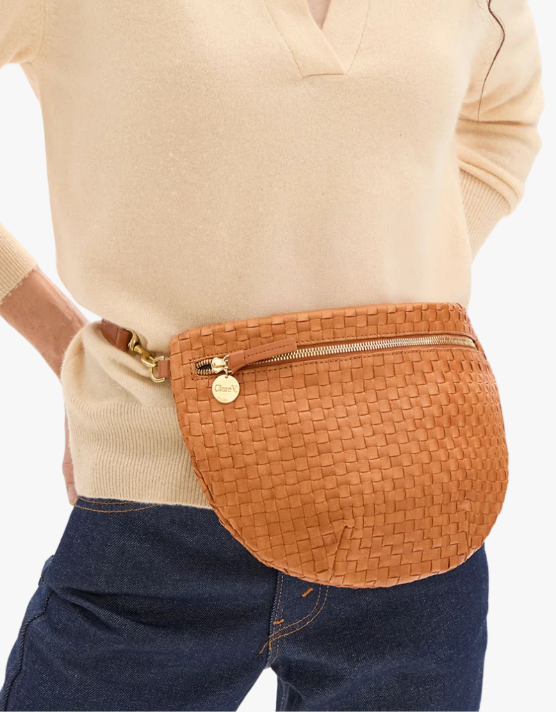 Clare V. Grande Fanny in Natural Woven