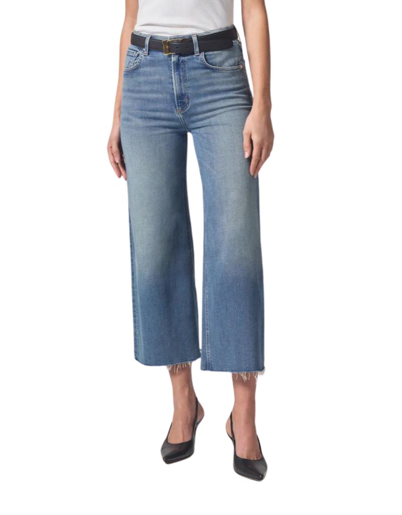 Citizens of Humanity Lyra Cropped Wide Leg in Abliss