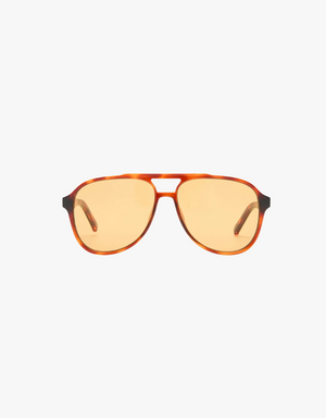 Le Specs Tragic Magic Sunglasses in Toffee Tortoise