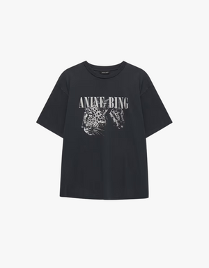 Anine Bing Cohen Tee in Washed Black