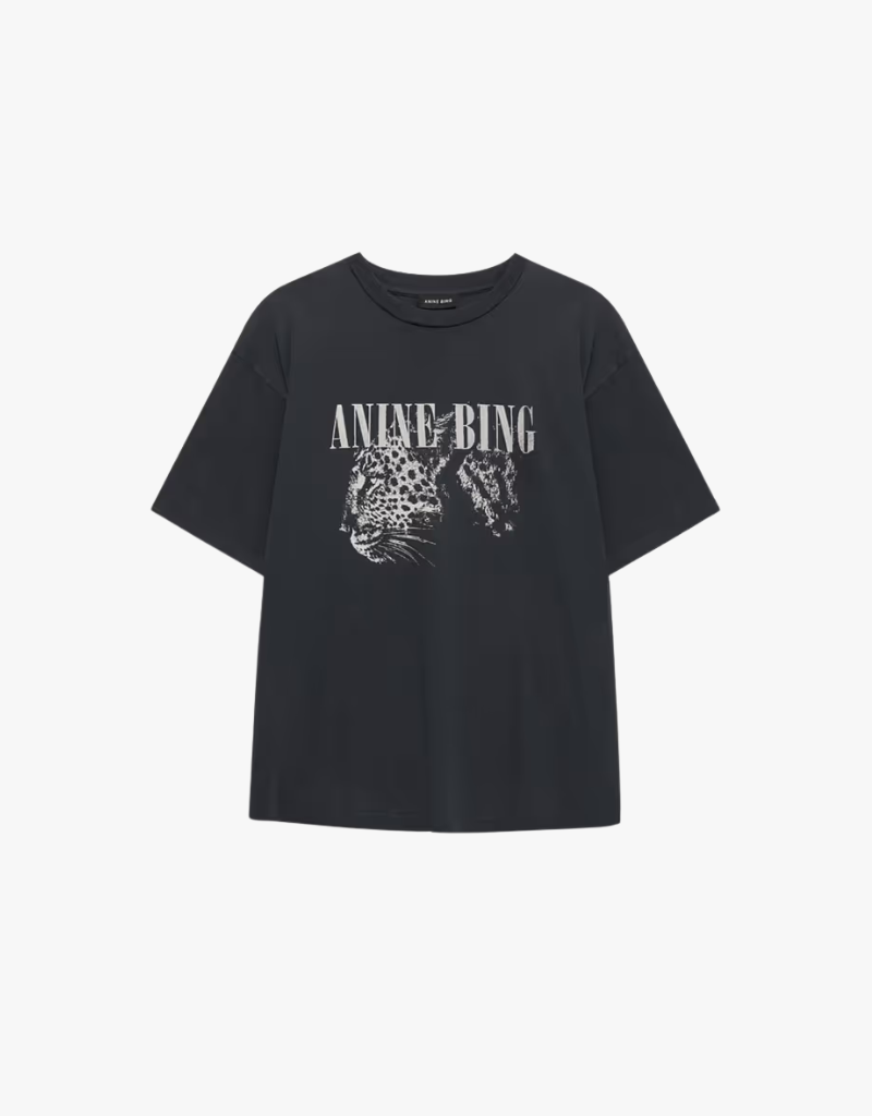 Anine Bing Cohen Tee in Washed Black