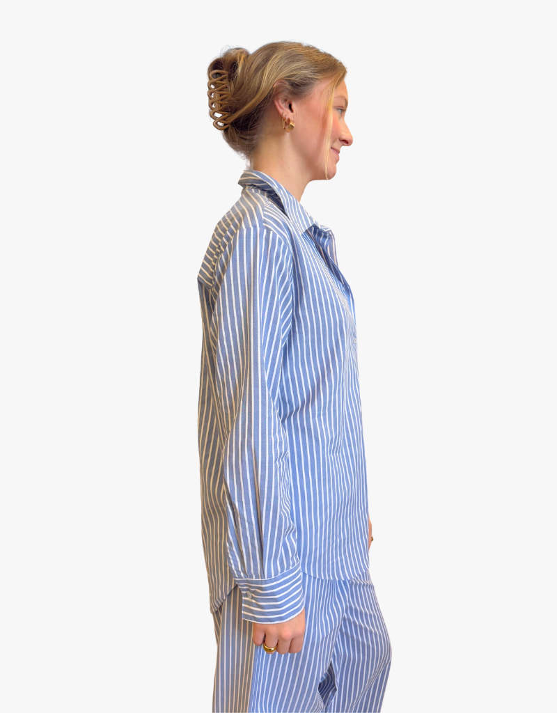 Michael Stars Carson Button Down Shirt in Sky