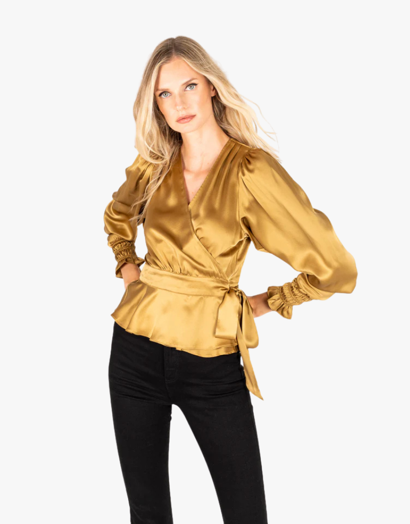 Secret Mission Hailey Top in Gold