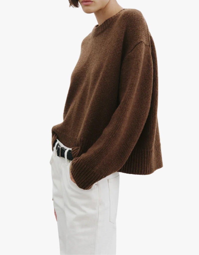 Nili Lotan Haisley Sweater in Cocoa