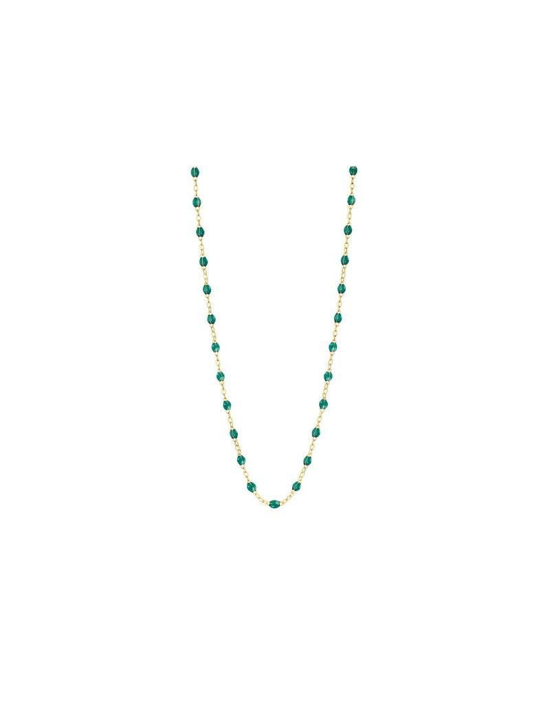 Gigi Clozeau Classic Gigi Necklace 16.5" in Emerald