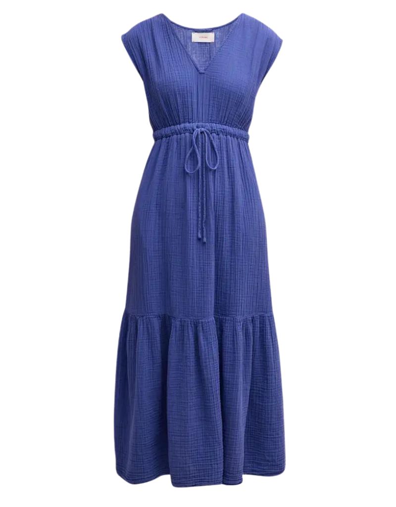 Xirena Rosalie Dress in Blue Billow