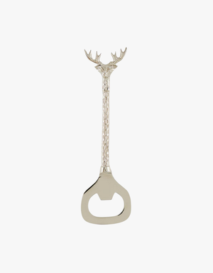 Santa Barbara Stag Bottle Opener in Silver