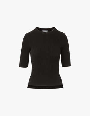 Veronica Beard Emil Cashmere Pullover in Black