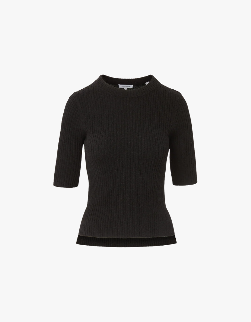 Veronica Beard Emil Cashmere Pullover in Black