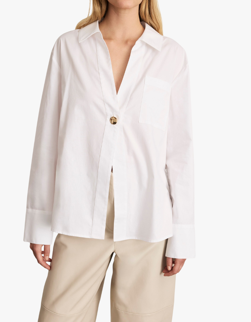 Tanya Taylor Taytum Top in Optic White