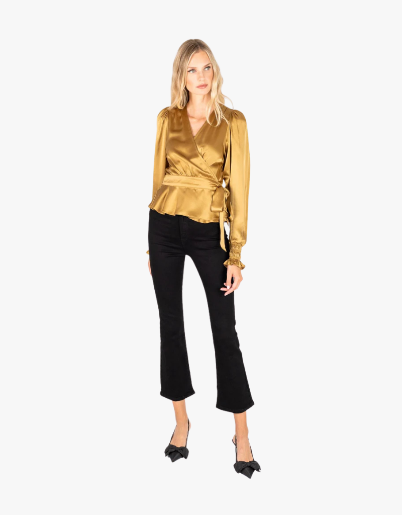 Secret Mission Hailey Top in Gold