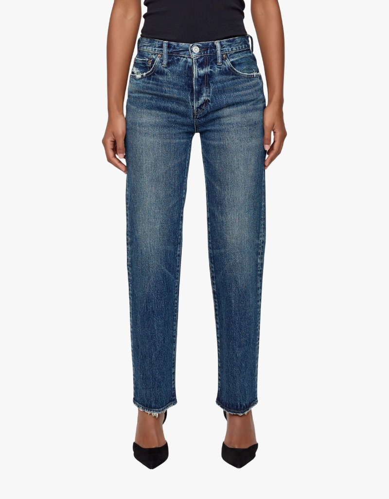 Moussy MV Wiley Straight Jeans in Blue
