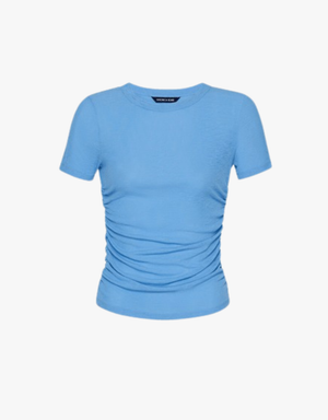 Veronica Beard Remus Tee in Blue Jasper