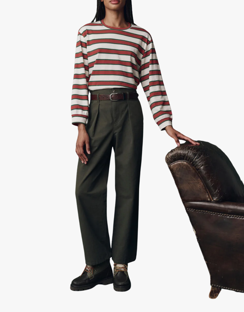 The Great The Parker Trouser in Dusty Moss