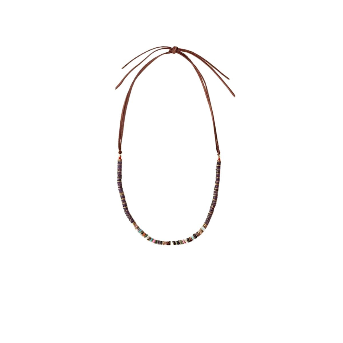 Xirena Solange Stone Necklace in Indigo Brown
