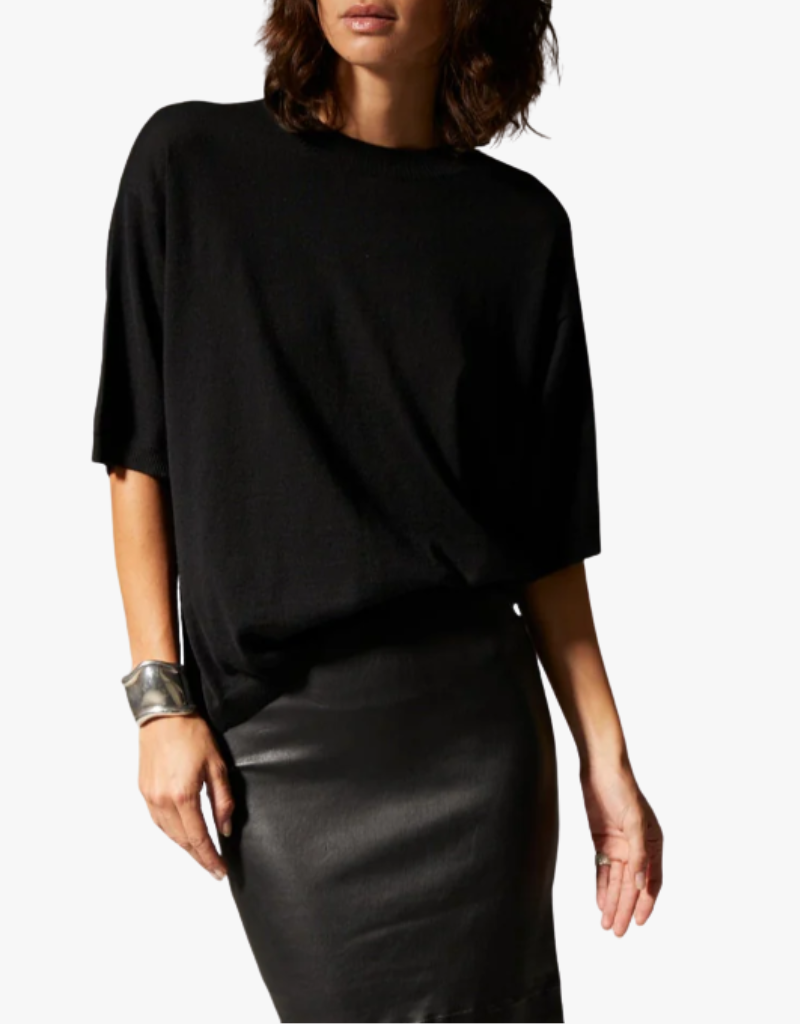 SPRWMN Boxy T-Shirt in Black