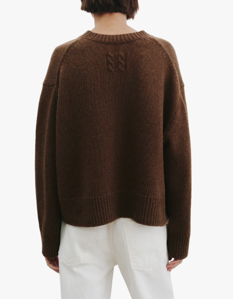 Nili Lotan Haisley Sweater in Cocoa