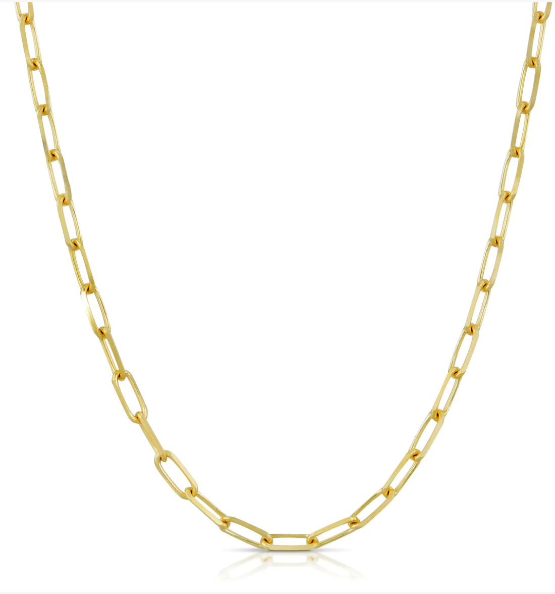 Kannyn January 18" Paperclip Chain Necklace